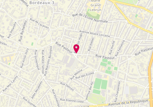 Plan de RAVAUX Julien, 151 Rue Pasteur, 33200 Bordeaux