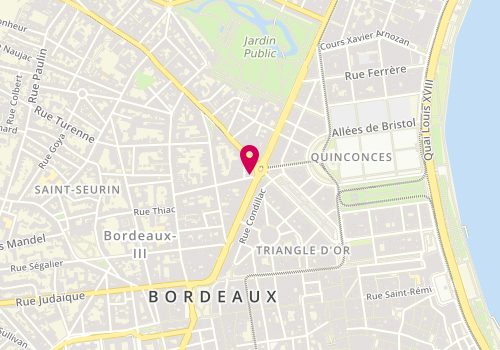 Plan de MAILHARRIN Aurore, 1 Rue Huguerie, 33000 Bordeaux