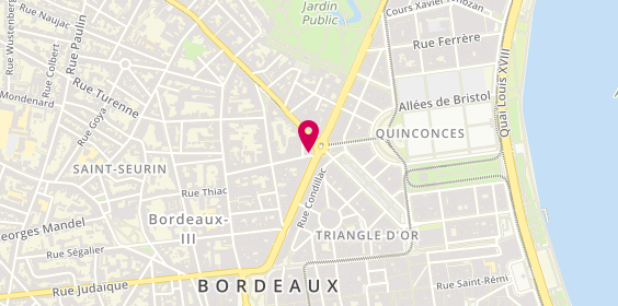Plan de MEYER Mathilde, 1 Rue Huguerie, 33000 Bordeaux