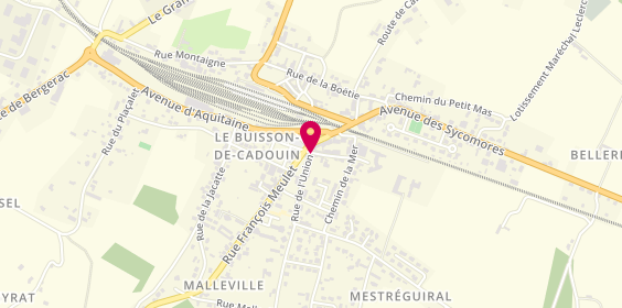 Plan de BRUN Xavier, 9 Rue de l'Union, 24480 Le Buisson-de-Cadouin