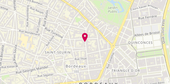 Plan de DUBOSQ Marion, 119 Rue du Palais Gallien, 33000 Bordeaux