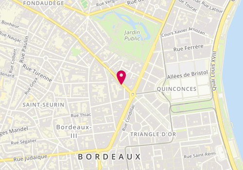 Plan de LASSERRE Christine, 12 Rue Fondaudège, 33000 Bordeaux