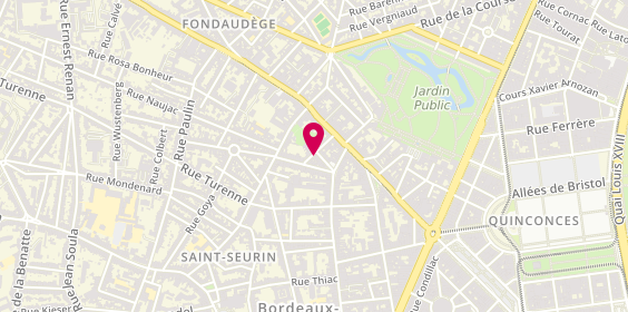 Plan de DELCOUR Fanny, 8 Rue Sansas, 33000 Bordeaux