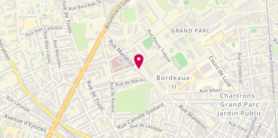 Plan de BEYLOT Anne Sophie, 211 Rue Mandron, 33000 Bordeaux