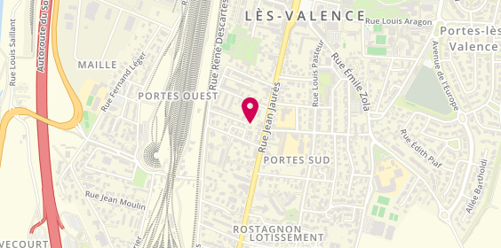 Plan de GAUDUCHON Pierre, 114 Bis Rue Jean Jaurès, 26800 Portes-lès-Valence