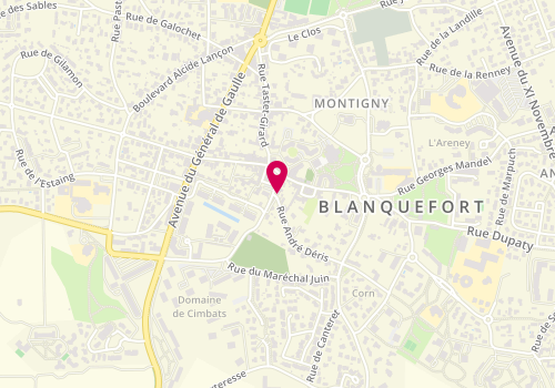 Plan de LATOUR Anne Sophie, 2 Rue Andre Deris Angle 8 Rue du Marechal L, 33290 Blanquefort