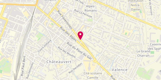 Plan de BOLTRI Robin, 127 Rue Faventines, 26000 Valence