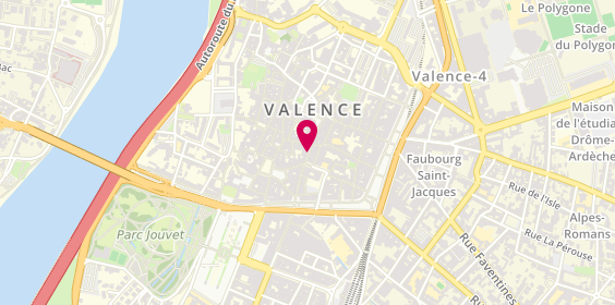 Plan de PAULIK Céline, 16 Rue Emile Augier, 26000 Valence