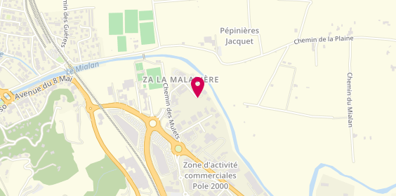 Plan de CRETU Lorèna, 15 Zone Activite la Maladière, 07130 Saint-Péray