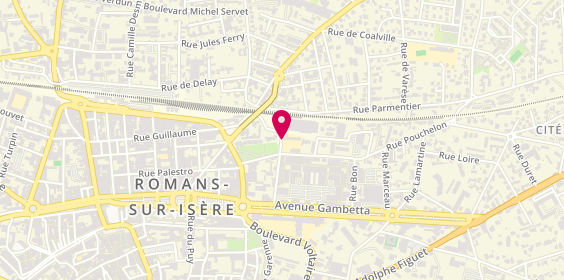 Plan de PLASSE Sébastien, 5 Rue Germain Martin, 26100 Romans-sur-Isère