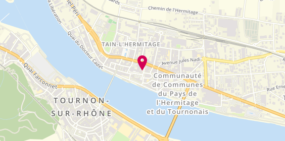 Plan de DUVERNAY TEYSSIER Nathalie, 4 Rue Lanterne, 26600 Tain-l'Hermitage