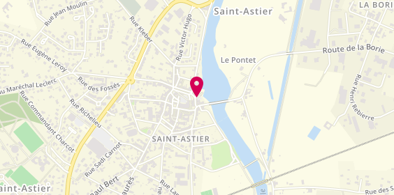 Plan de LACOMBE ELISE JEANNE, 10 Place du Lieutenant Manem, 24110 Saint-Astier