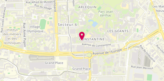 Plan de VINCENT Roger, 70 Avenue de Constantine, 38000 Grenoble