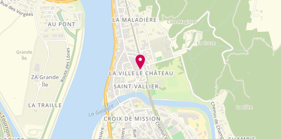 Plan de BEOLET Pascaline, 17 Place François Mitterrand, 26240 Saint-Vallier