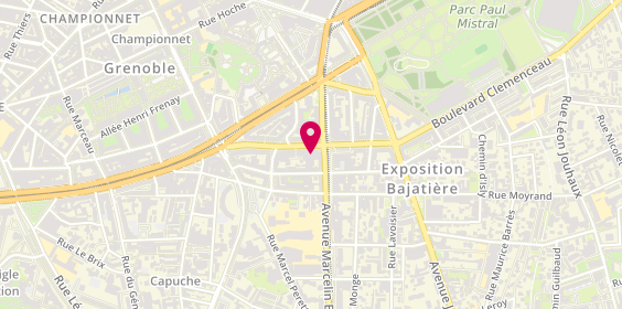 Plan de Cabinet Dentaire Dr Niederlaender, 21 Avenue Albert 1er de Belgique, 38100 Grenoble