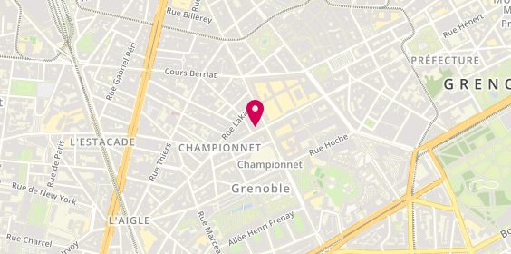 Plan de PARTOUCHE Richard, 38 Rue Lesdiguières, 38000 Grenoble