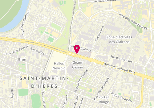 Plan de LANGELIER Sarah, 75 Avenue Gabriel Péri, 38400 Saint-Martin-d'Hères