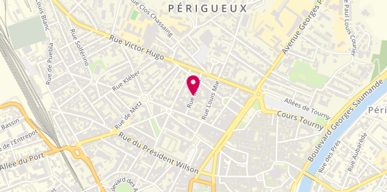 Plan de BURKE Alix, 20 Rue Bodin, 24000 Périgueux
