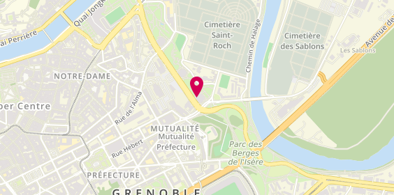 Plan de HARTMANN FROSSARD Sylvie, 23 Boulevard Maréchal Leclerc, 38000 Grenoble