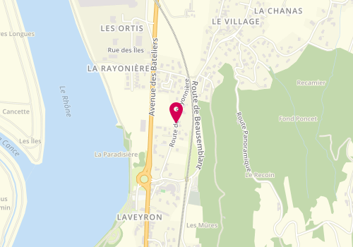 Plan de LUPES Tudor, 159 G Route de la Rayonnière, 26240 Laveyron