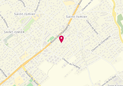 Plan de GORISSE Aude, 330 Chemin de l'Oursiere, 38330 Saint-Ismier
