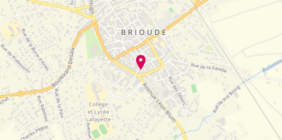 Plan de PICARD Sophie, 32 Boulevard Aristide Briand, 43100 Brioude