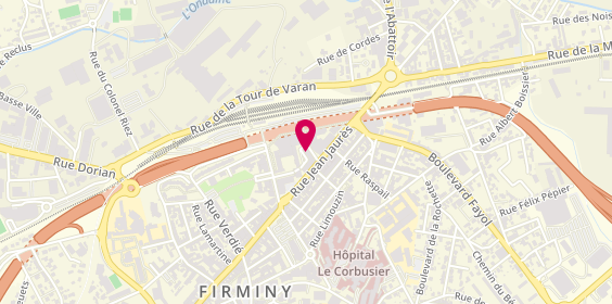 Plan de FARHAT Bassel, 8 Place Jean Jaurès, 42700 Firminy
