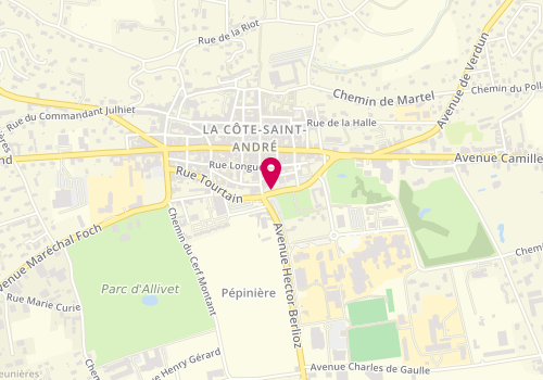 Plan de GHIBAUDO Jean Guy, 8 Boulevard de Lattre de Tassigny, 38260 La Côte-Saint-André