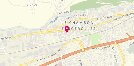 Plan de KHSIBA Taoufik, Rue Fleury Demeure, 42500 Le Chambon-Feugerolles