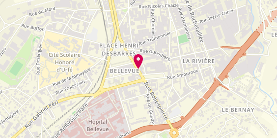 Plan de BOURDIN Frédéric, 15 Rue Robespierre, 42100 Saint-Étienne