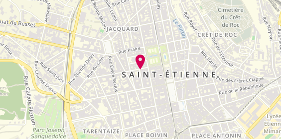 Plan de FOMBONNE Thierry, 10 Rue André Malraux, 42000 Saint-Étienne