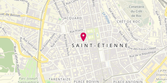 Plan de FRANC Marie Anne, 4 Rue d'Arcole, 42000 Saint-Étienne