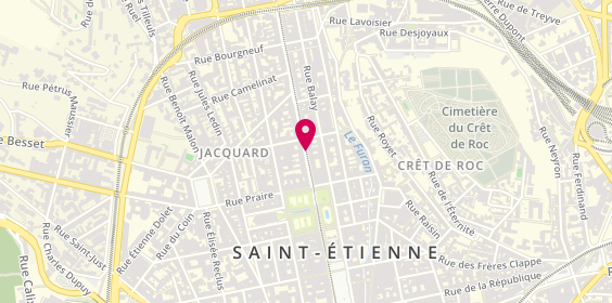 Plan de DUCOIN Jean Pierre, 12 Rue Charles de Gaulle, 42000 Saint-Étienne
