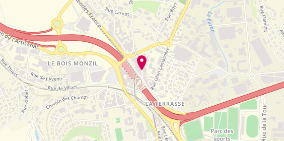 Plan de DUPUIS-CUNY Arnaud, 41 Rue de la Republique, 42270 Saint-Priest-en-Jarez