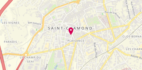 Plan de DESRUMAUX Arnaud, 23 Place de la Liberté, 42400 Saint-Chamond