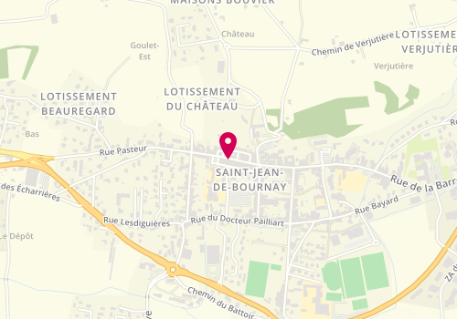 Plan de QUEYRON Dominique, 87 Rue de la Republique, 38440 Saint-Jean-de-Bournay