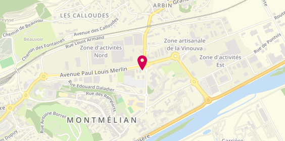 Plan de NEMES Alexandru, Rue Jean Moulin, 73800 Montmélian