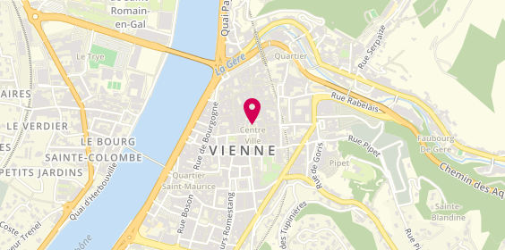 Plan de THOMAS Bernard, 36 Place de l'Hotel de Ville, 38200 Vienne