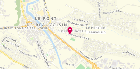 Plan de DURET Alexandre, 37 Avenue Jean Jaures, 73330 Le Pont-de-Beauvoisin