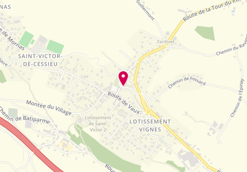Plan de BERKANI Belinda, 90 Chemin Cartallier, 38110 Saint-Victor-de-Cessieu