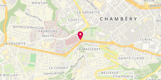 Plan de DAOWD Lawand, Place Lucien Biset, 73011 Chambéry