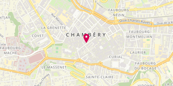 Plan de DITER Nathalie, 12 Rue de Boigne, 73000 Chambéry