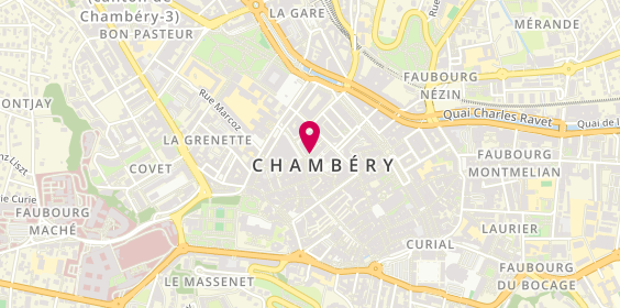 Plan de FOUCHER Guillaume, 9 Rue Berthollet, 73000 Chambéry