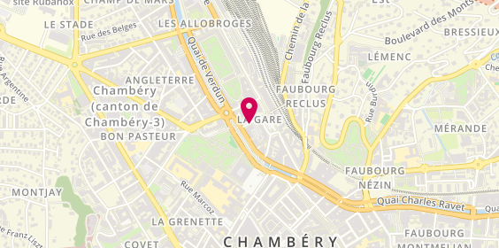 Plan de SABATIER Alice, 24 Rue Commandant Joseph Perceval, 73000 Chambéry