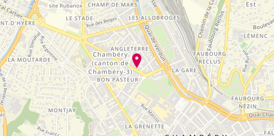 Plan de KEBLI Rachida, 60 Avenue du Comte Vert, 73000 Chambéry