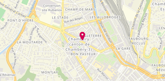 Plan de PERRIN Isabelle, 220 Avenue du Comte Vert, 73000 Chambéry