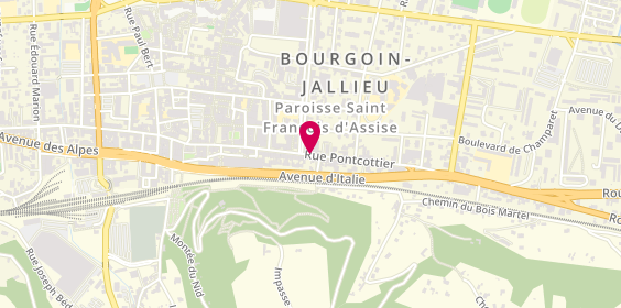 Plan de BERGERO Eric, 13 Ter Rue Pontcottier, 38300 Bourgoin-Jallieu