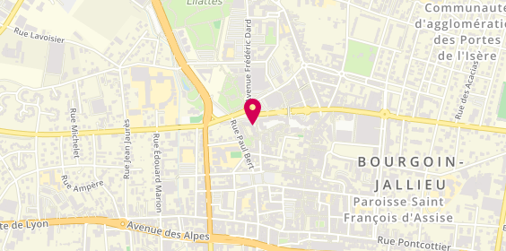 Plan de FAIVRE Anne, 5 Place Raoul Follereau, 38300 Bourgoin-Jallieu