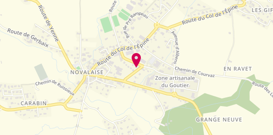 Plan de DUGUA Nathalie, 172 Route du Bief du Moulin, 73470 Novalaise