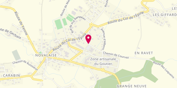 Plan de CHARTIER Gaël, 90 Chemin de Courvaz, 73470 Novalaise